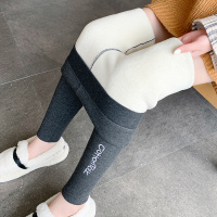 羊羔绒北方特厚-深灰 XL 125-160斤 秋冬加绒加厚羊羔绒螺纹灰色显瘦打底裤女薄款大码秋裤保暖棉裤