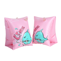 [粉鲨鱼]儿童专用游泳浮力水袖 李宁儿童游泳装备手臂圈浮力水袖浮袖浮漂手臂游泳圈袖套手漂袖漂