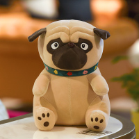 软体沙皮狗 45厘米 丑萌沙皮狗毛绒玩具女生日礼物安抚儿童玩偶癞皮狗公仔陪睡布娃娃