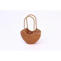 F13 中 东方家 设计款复古风手提花铁艺造型篮鲜花绿植鲜花收纳F13