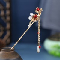 **发簪 古风发饰汉服饰品头饰发簪子古装束发套装佩戴百搭女生金步摇发冠