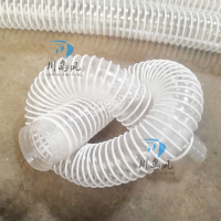 内径32mm 长1.5米 长1.5米环保塑料管PVC波纹管夹塑筋管风管吸尘管集尘管PVC软管