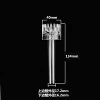 旋转浮子1支 除油膜花篮浮子鱼缸除油膜进水栅不锈钢玻璃进出水进水花篮油膜器