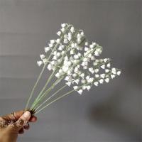 白色 一束7支 仿真铃兰7枝扎 仿真花软胶铃兰假花 婚庆手捧花 DIY手捧花束摄影