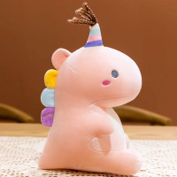 粉红色 30厘米[品质羽绒棉] 可爱恐龙公仔布娃娃毛绒玩具抱枕小号安抚玩偶儿童礼物女生布偶