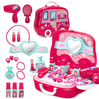 化妆盒套装 女宝宝女孩子儿童化妆盒品梳妆台玩具生日礼物公主行李拉杆箱包35
