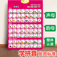 拼音 宝宝认数字学数学启蒙有声挂图幼儿童早教语音笔画表点读墙贴玩具