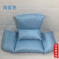 浅蓝色 不包括吊篮 坐垫套(没有棉芯) 双人通用可拆洗鸟巢吊篮坐垫室内阳台秋千摇篮藤椅加厚垫子