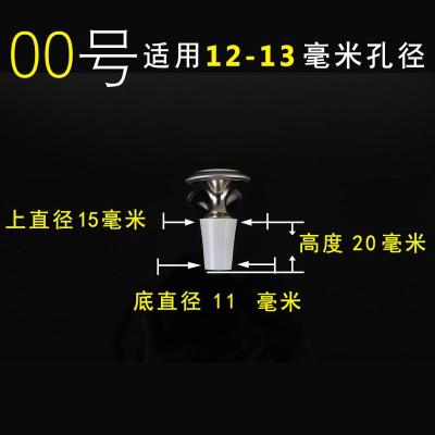 00#不锈钢柄 漏水堵孔浴盆游泳池下水地漏实心橡胶硅胶密封塞闷头堵头