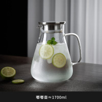 [耐热加厚]嘟嘟壶1700ML ..冷水壶玻璃耐高温家用大容量凉水杯泡茶壶套装耐热防摔装水开水