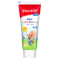 儿童益生菌防蛀牙膏50g*1哈密瓜味(6-12岁) 50g 牙博士儿童牙膏6-12岁以上含氟水果味防蛀牙换牙期小孩益生菌
