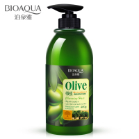 400mL 泊泉雅橄榄柔顺护发素修护改善毛躁头发护理免蒸倒膜焗油膏女男士