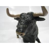 法国PAPO 野生动物 安达卢西亚牛 西班牙斗牛 公牛 模型