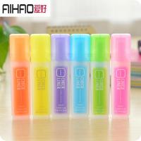 6色 爱好6色荧光笔 彩色荧光标记笔彩色记号笔重点笔学生水彩笔6261-6