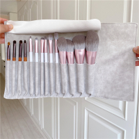 绑带14孔位刷包 其它材质 化妆刷收纳袋收纳包空套大容量化妆师工具收纳包便携刷具保护套