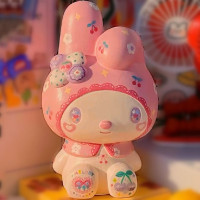 暗黑美乐蒂112色颜料+2只笔+盘 陶瓷画画上色石膏涂色石膏娃娃存钱罐涂鸦史迪仔彩绘KT猫上色搪胶