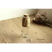 上麻绳瓶子 麻绳花瓶拍摄道具室内装饰摄影道具摆件玻璃瓶家居背景摆设