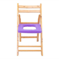 孕妇老年人坐便椅凳器坐垫实木折叠方形马桶椅子垫坐便套
