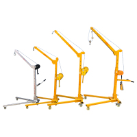 便携移动小吊机可折叠手摇吊车车载电动起高机提升机发动机吊架