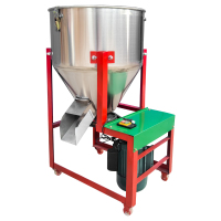 饲料搅拌机小型立式不锈钢拌种机包衣机拌料机塑料颗粒混色机