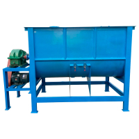 卧式搅拌机牛羊草料饲料干湿混合机养殖场拌料机小型家用混料机