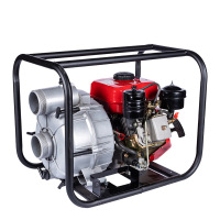 桐田农用灌溉柴油机水泵高压家用高扬程消防自吸泵23寸柴油抽水机