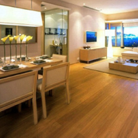 (一区)苏宁专供地板 SN002黑电专区(每包1.89696平米,黑电专区,含发票,物流,安装) 木纹 (1216*1