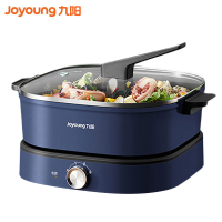 九阳(Joyoung) 电火锅分体式家用6L大容量电煮锅电炒锅多功能锅多用途锅煎烤涮肉炖煮锅 6L平锅G590