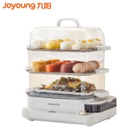 九阳(Joyoung) 电蒸锅大容量家用蒸锅电煮锅多功能电蒸箱电蒸笼多层蒸汽锅多用途锅智能蒸锅 GZ568-不锈钢蒸片