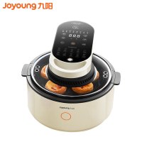 九阳(Joyoung) 空气炸锅 不用翻面5.5L环形可视窗口多功能烤炸一体机VF736 [奶油白]