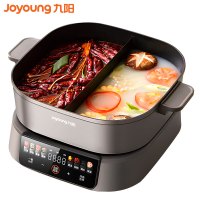 九阳(Joyoung)电火锅IH秒涮电磁加热2200W大火力电热锅多功能锅6L烤涮分体式电炒锅触控大彩屏HG60-G3