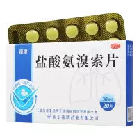 润津 盐酸氨溴索片 30mg*20片 痰液粘稠而不易咳出