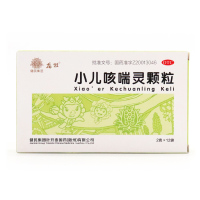 龙牡 小儿咳喘灵颗粒 2g*12袋 清热止咳 祛痰 上呼吸道感染 咳嗽