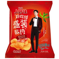 上好佳/田园薯片番茄味70g*12袋