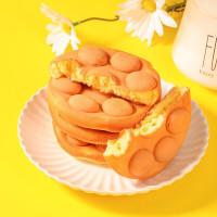 滨顿/港式鸡蛋饼香蕉牛奶味80g*24袋