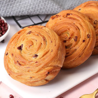 元铠/捧友圈香芋黑米味面包90g*30袋