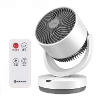 艾美特电风扇CA15-R27空气循环扇遥控小风扇摇头家用节能