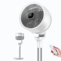 艾美特(Airmate)空气循环扇电风扇直流变频落地扇家用遥控预约定时32档负离空气净化FA23-RD76白天鹅PLUS