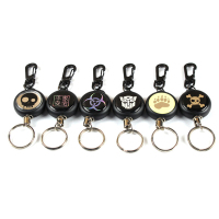 cold archery 钢丝绳高回弹伸缩钥匙扣户外防盗防丢钥匙环易拉得易拉扣 伸缩钢丝绳钥匙环钥匙扣 防丢防盗钥匙链