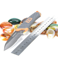 极度边缘直刀求生刀 野营户外刀小直刀 户外求生刀具 户外 直刀 半齿刀 生存刀