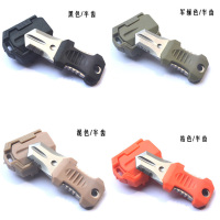 便携甲壳虫小直刀 多功能迷你小刀随身钥匙扣EDC工具刀 织带扣具小刀 求生工具 钥匙刀