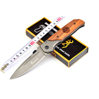 户外便携折叠刀具 锋利酸枝木折叠刀小刀 高硬度锋利水果刀小刀 野营随身军刀折刀