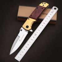 户外弹簧钢折刀刀具 露营刀具手工小刀 精品折刀 高硬度小刀 户外刀具 随身小刀折叠刀 快开刀 收藏礼品刀