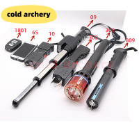 户外强悍车载高压户外防护手电筒防卫用品报警器强光电击手电密室道具防狗自身防护手电筒 校园小区保安手电筒 密室逃脱道具手电