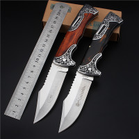 户外水果刀折叠刀防护荒野求生高硬度刀野外小刀具锋利折刀野营探险救生防卫刀具