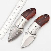 螳螂小装甲刀白钢/大马士革高硬度迷你折叠刀高硬度户外求生袖珍小刀随身小刀钥匙扣刀具高品质水果刀居家折刀随身小刀
