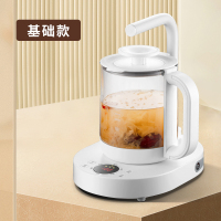 苏宁宜品小型煮茶器一体式二合一全自动上水小茶炉玻璃养生壶花茶壶家用电陶炉烧水壶电热水壶 -全自动直煮款