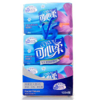可心柔V5系列纸面巾408张 *3包 VF1303-3