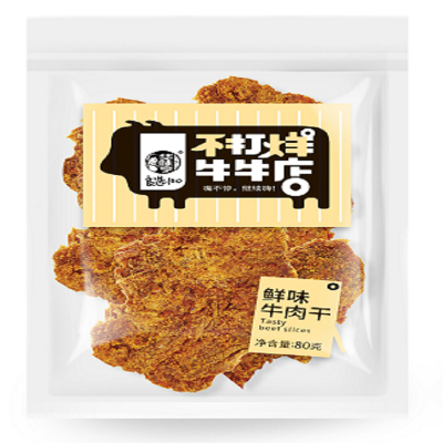 华味亨鲜味牛肉干80g