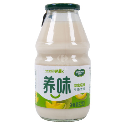 养味牛奶饮品哈密瓜味220g